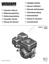Simplicity ENGINE, MODELS 130000 190000, VANGUARD Benutzerhandbuch
