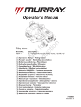 Simplicity MULTI-LANGUAGE OPERATOR'S MANUAL, MURRAY RIDING MOWER 15.5HP 42" Benutzerhandbuch