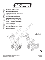 Simplicity SNOWTHROWER, DUAL STAGE SNAPPER Benutzerhandbuch