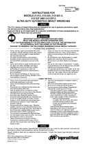 Ingersoll-Rand 2131QT-2 Instructions Manual
