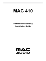 MAC Audio 410 Installationsanleitung