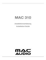 MAC Audio 310 Installationsanleitung
