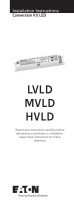 Eaton LVLD-2L-D Installation Instructions Manual