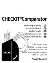 Tintometer CHECKIT Comparator Vario PP Chlorine free, combined, total (Method No.: M2508) Benutzerhandbuch