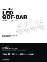 EuroLite LED QDF-Bar RGBAW Light Set Benutzerhandbuch