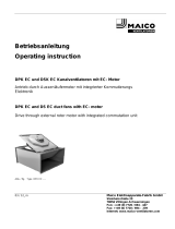 Maico DSK E Series Operating Instructions Manual