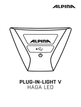 Alpina PLUG-IN-LIGHT V HAGA LED Benutzerhandbuch