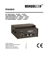 Velleman HQ Power PAA04 Benutzerhandbuch