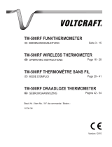 VOLTCRAFT TM-500RF Benutzerhandbuch