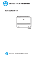 HP LASERJET P2030 Benutzerhandbuch