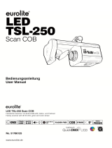 EuroLite LED TSL-250 Scan COB Benutzerhandbuch