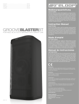 Reloop Groove Blaster BT Portable Bluetooth Speaker Bedienungsanleitung