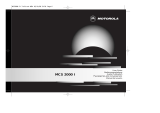 Motorola MCS 2000 I Benutzerhandbuch