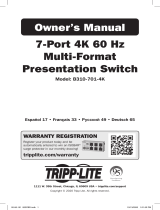Tripp Lite 7-Port 4K 60 Hz Multi-Format Presentation Switch Bedienungsanleitung