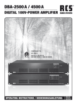 RCS AUDIO-SYSTEMS DBA Series Bedienungsanleitung