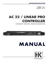 HK Audio AC 22 LINEAR PRO CONTROLLER Benutzerhandbuch