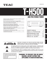 TEAC T-H500 Bedienungsanleitung