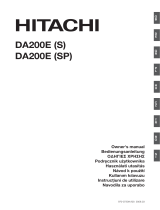 Hitachi DA200ESP Bedienungsanleitung