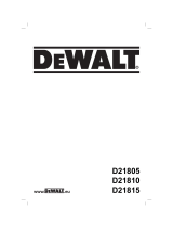 DeWalt D 21805 Bedienungsanleitung