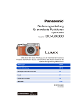 Panasonic DCGX880EF Bedienungsanleitung