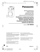 Panasonic SCTMAX9EG Bedienungsanleitung