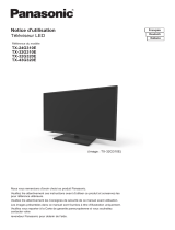 Panasonic Téléviseur LED Hd Tx-32g310e 81,3 Cm (32") Noir Bedienungsanleitung