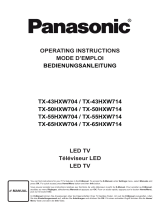 Panasonic TX50HXW704 Bedienungsanleitung