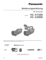 Panasonic HCX1500E Bedienungsanleitung