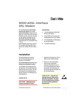 DETEWE M100-ADSL Installationsanleitung