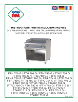RM FTH 740 G Instructions For Installation And Use Manual