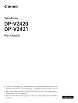 Canon DP-V2420 Bedienungsanleitung