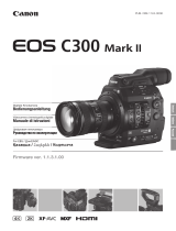 Canon EOS C300 Mark II PL Benutzerhandbuch