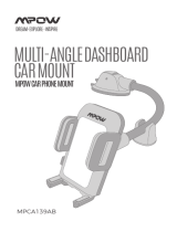 Mpow Multi-Angle Dashboard Car Mount MPCA139AB Benutzerhandbuch
