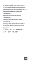 Xiaomi Mi Vacuum Cleaner mini Benutzerhandbuch