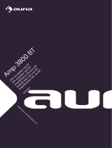 Uncategorized Auna Amp-3800 BT HiFi Amplifier Benutzerhandbuch