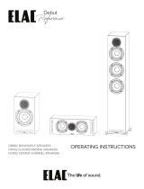 Elac Debut Reference DCR-52 Center Speaker Bedienungsanleitung