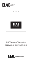 Elac AIR-X2TW Wireless Transmitter Bedienungsanleitung