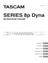 Tascam 8p Dyna Series Bedienungsanleitung