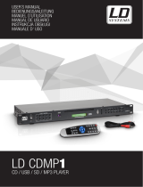 LD Systems CDMP 1 Rack Mount Multimedia Player Benutzerhandbuch