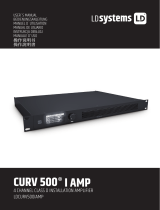 LD Systems CURV500IAMP 4-Channel Installation Amplifier Benutzerhandbuch