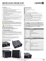 LD Systems CURV 500 S2 Satellite Array Speaker Pair Benutzerhandbuch