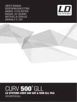 LD Systems CURV 500 SLA T W Benutzerhandbuch