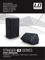 LD Systems Stinger 28 A G3 Dual 8" Powered Speaker Bedienungsanleitung