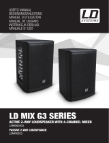 LD Systems MIX 62 G3 6″ Passive Extensions Speaker Benutzerhandbuch