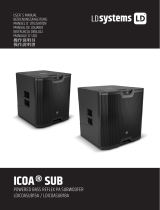 LD Systems ICOA SUB 15A 15" Powered Subwoofer Bedienungsanleitung