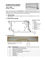 Sport-thieme Grootvelddoel 7,32x2,44m, verschroefde verstekverbinding, verplaatsbaar Benutzerhandbuch