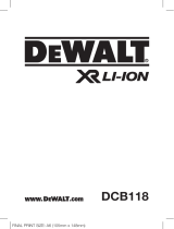 DeWalt XR Li-Ion DCB118 Benutzerhandbuch