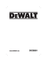 DeWalt DCS551 Benutzerhandbuch