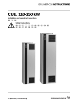 Grundfos CUE, 110-250 kW Installation And Operating Instructions Manual