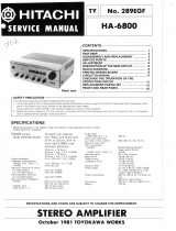 Hitachi HA-6800 Benutzerhandbuch